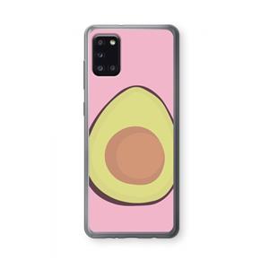 CaseCompany Avocado: Samsung Galaxy A31 Transparant Hoesje
