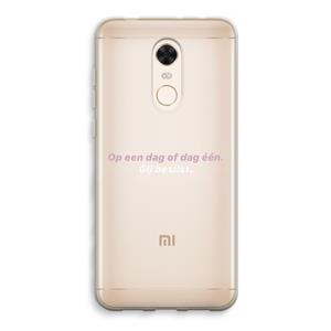 CaseCompany gij beslist: Xiaomi Redmi 5 Transparant Hoesje