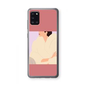 CaseCompany Cosy: Samsung Galaxy A31 Transparant Hoesje
