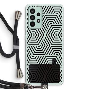 CaseCompany Magic pattern: Samsung Galaxy A52s 5G Transparant Hoesje met koord