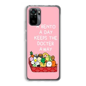 CaseCompany Bento a day: Xiaomi Redmi Note 10 Pro Transparant Hoesje