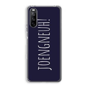 CaseCompany Joengneuh!: Sony Xperia 10 III Transparant Hoesje