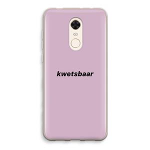 CaseCompany kwetsbaar: Xiaomi Redmi 5 Transparant Hoesje