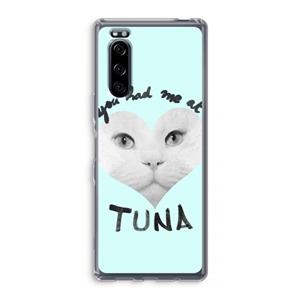 CaseCompany You had me at tuna: Sony Xperia 5 Transparant Hoesje