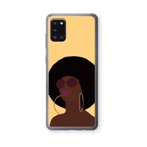 CaseCompany Golden hour: Samsung Galaxy A31 Transparant Hoesje
