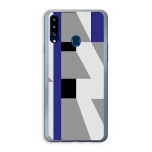 CaseCompany Gestalte 2: Samsung Galaxy A20s Transparant Hoesje