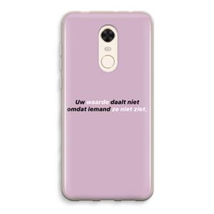 CaseCompany uw waarde daalt niet: Xiaomi Redmi 5 Transparant Hoesje
