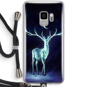 CaseCompany Nightbringer: Samsung Galaxy S9 Transparant Hoesje met koord