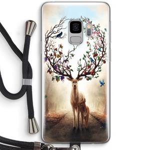 CaseCompany Seasons Change: Samsung Galaxy S9 Transparant Hoesje met koord