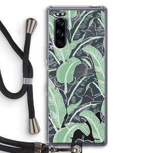 CaseCompany This Sh*t Is Bananas: Sony Xperia 5 Transparant Hoesje met koord