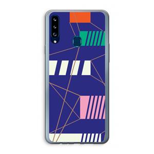 CaseCompany Gestalte 5: Samsung Galaxy A20s Transparant Hoesje