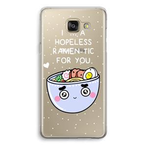 CaseCompany I'm A Hopeless Ramen-Tic For You: Samsung Galaxy A5 (2016) Transparant Hoesje