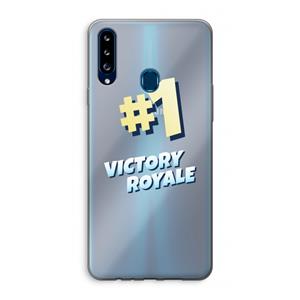 CaseCompany Victory Royale: Samsung Galaxy A20s Transparant Hoesje