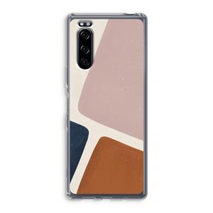 CaseCompany Geo #2: Sony Xperia 5 Transparant Hoesje