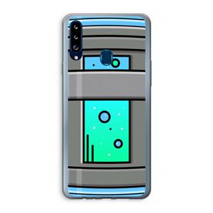 CaseCompany Chug Bottle: Samsung Galaxy A20s Transparant Hoesje