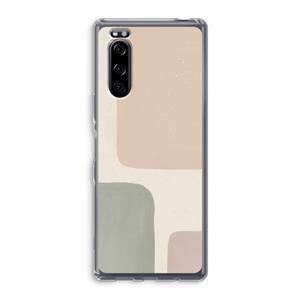 CaseCompany Geo #7: Sony Xperia 5 Transparant Hoesje