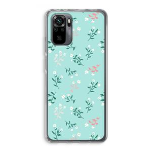 CaseCompany Small white flowers: Xiaomi Redmi Note 10 Pro Transparant Hoesje