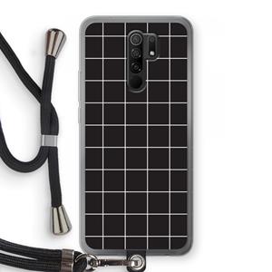 CaseCompany Rooster 2: Xiaomi Redmi 9 Transparant Hoesje met koord