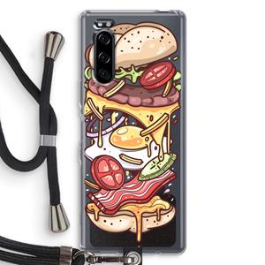 CaseCompany Diet Coke Please: Sony Xperia 5 Transparant Hoesje met koord