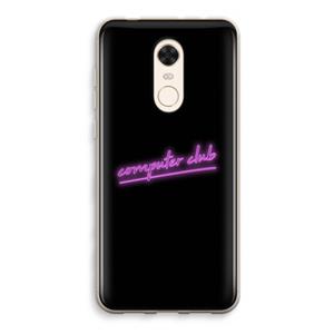 CaseCompany Vice Black: Xiaomi Redmi 5 Transparant Hoesje
