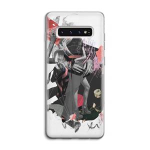 CaseCompany Dissimulation du réel: Samsung Galaxy S10 4G Transparant Hoesje