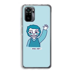CaseCompany Zwaai: Xiaomi Redmi Note 10 Pro Transparant Hoesje