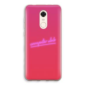 CaseCompany Vice Glow: Xiaomi Redmi 5 Transparant Hoesje