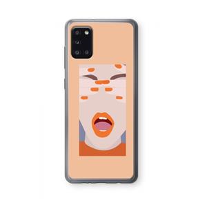 CaseCompany Surprise: Samsung Galaxy A31 Transparant Hoesje