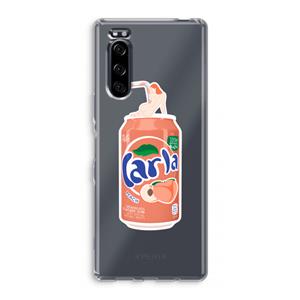 CaseCompany S(peach)less: Sony Xperia 5 Transparant Hoesje
