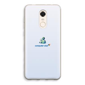 CaseCompany MSN: Xiaomi Redmi 5 Transparant Hoesje