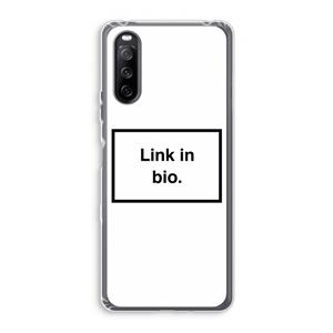CaseCompany Link in bio: Sony Xperia 10 III Transparant Hoesje
