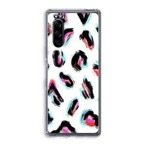 CaseCompany Cheetah color: Sony Xperia 5 Transparant Hoesje