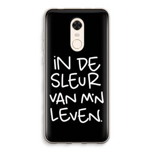 CaseCompany De Sleur: Xiaomi Redmi 5 Transparant Hoesje