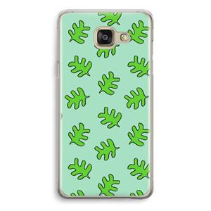 CaseCompany Groene blaadjes: Samsung Galaxy A5 (2016) Transparant Hoesje