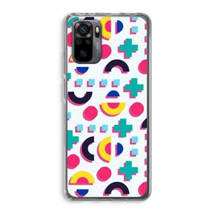 CaseCompany 8-bit N°2: Xiaomi Redmi Note 10 Pro Transparant Hoesje