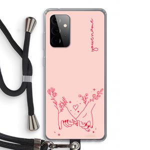 CaseCompany Best Friends: Samsung Galaxy A72 5G Transparant Hoesje met koord