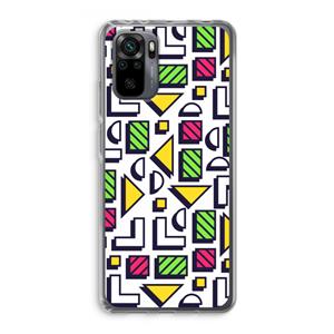 CaseCompany 8-bit N°4: Xiaomi Redmi Note 10 Pro Transparant Hoesje