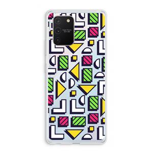 CaseCompany 8-bit N°4: Samsung Galaxy S10 Lite Transparant Hoesje