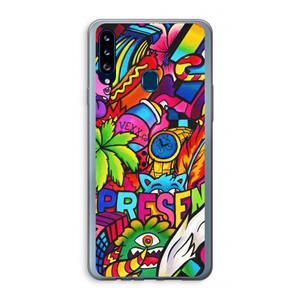 CaseCompany Represent: Samsung Galaxy A20s Transparant Hoesje