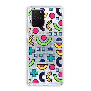 CaseCompany 8-bit N°6: Samsung Galaxy S10 Lite Transparant Hoesje