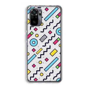 CaseCompany 8-bit N°8: Xiaomi Redmi Note 10 Pro Transparant Hoesje