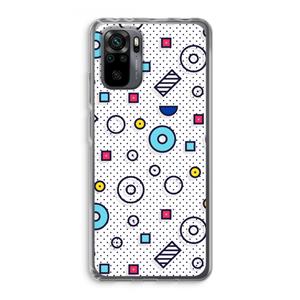 CaseCompany 8-bit N°9: Xiaomi Redmi Note 10 Pro Transparant Hoesje
