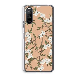 CaseCompany Blossoming spring: Sony Xperia 10 III Transparant Hoesje