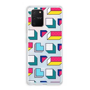 CaseCompany 8-bit N°7: Samsung Galaxy S10 Lite Transparant Hoesje