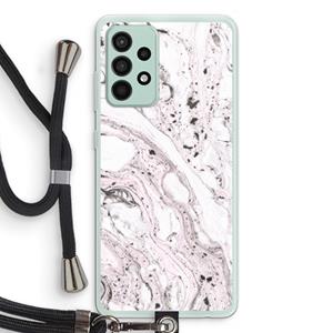 CaseCompany Mengelmoes: Samsung Galaxy A52s 5G Transparant Hoesje met koord