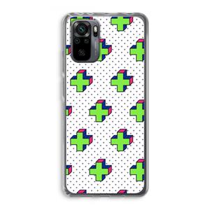 CaseCompany 8-bit N°10: Xiaomi Redmi Note 10 Pro Transparant Hoesje