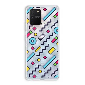 CaseCompany 8-bit N°8: Samsung Galaxy S10 Lite Transparant Hoesje