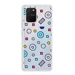 CaseCompany 8-bit N°9: Samsung Galaxy S10 Lite Transparant Hoesje