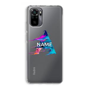 CaseCompany Abstract Spectrum: Xiaomi Redmi Note 10 Pro Transparant Hoesje