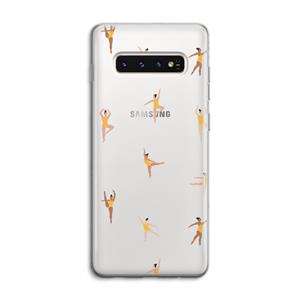 CaseCompany Dans #2: Samsung Galaxy S10 4G Transparant Hoesje